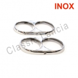 Head-lamps outter rings (stainless steel) for Flavia Coupe